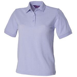 Henbury Womens/Ladies 65/35 Polo Shirt / Lavender